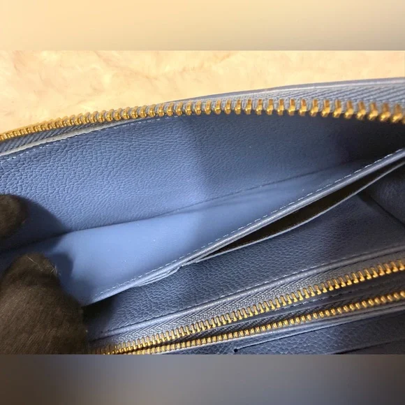 LOUIS VUITTON-SP4198 Cream Empreinte Zippy Wallet - Picture 13 of 15